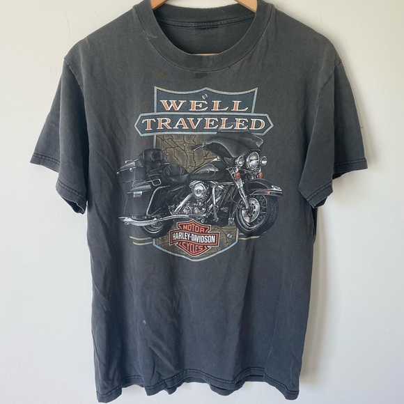 Harley-Davidson Other - Vintage 90’s Harley-Davidson Well Traveled Statesville North Carolina T-shirt